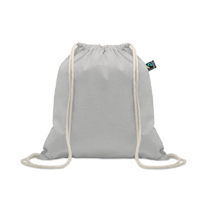 Sacca Fairtrade 180gr colorata Grigio - personalizzabile con logo