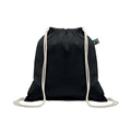 Sacca Fairtrade 180gr colorata Nero - personalizzabile con logo