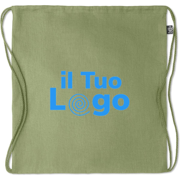 Sacca in 100% canapa - personalizzabile con logo