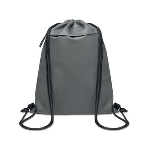 Sacca in 600D RPET grigio - personalizzabile con logo