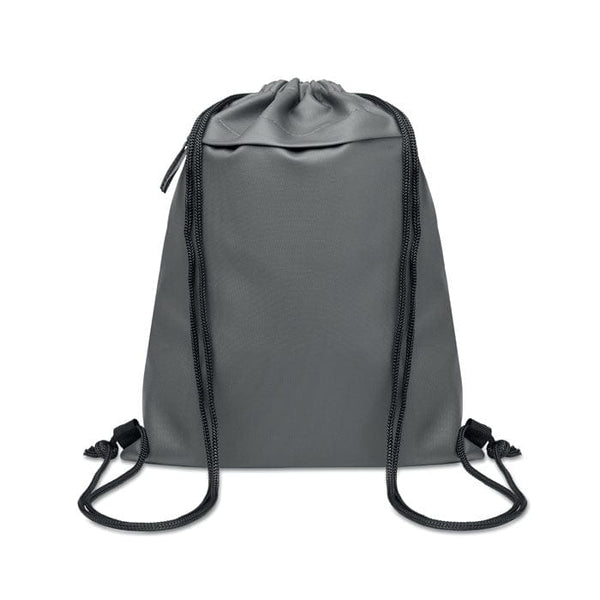 Sacca in 600D RPET grigio - personalizzabile con logo