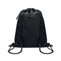 Sacca in 600D RPET Nero - personalizzabile con logo