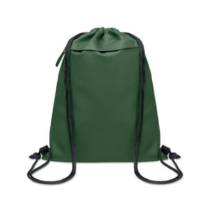 Sacca in 600D RPET verde - personalizzabile con logo