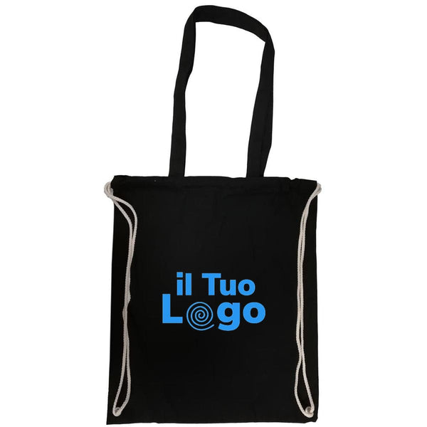 Sacca in canvas colorato - personalizzabile con logo