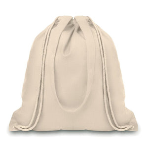 Sacca in canvas naturale beige - personalizzabile con logo