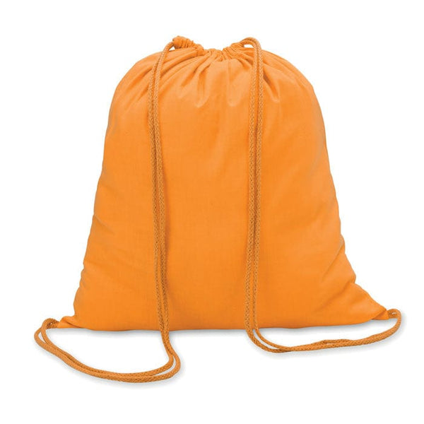 Sacca in cotone 100 gr/m². arancione - personalizzabile con logo
