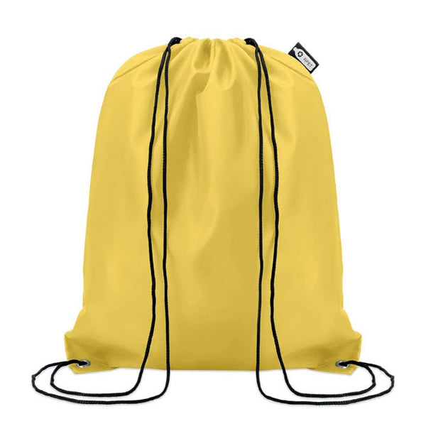 Sacca in RPET 190T Giallo - personalizzabile con logo