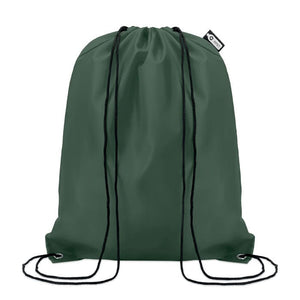 Sacca in RPET 190T verde - personalizzabile con logo