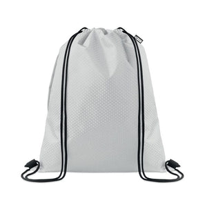 Sacca in RPET 420D Bianco - personalizzabile con logo