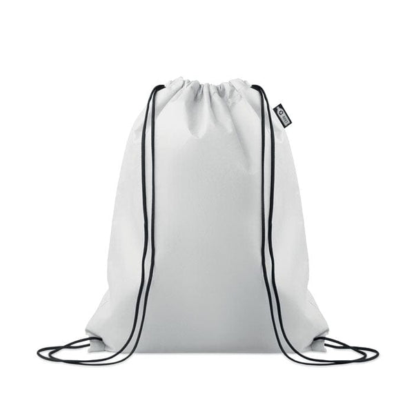 Sacca in TNT RPET Bianco - personalizzabile con logo