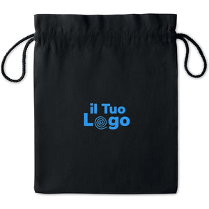 Sacca Media Nero - personalizzabile con logo