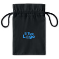 Sacca Piccola Nero - personalizzabile con logo