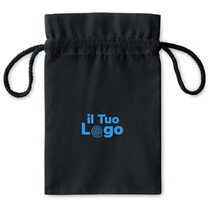 Sacca Piccola Nero - personalizzabile con logo