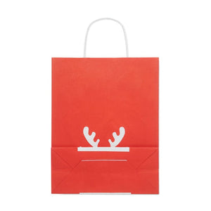 Sacchetto da regalo medio Rosso - personalizzabile con logo