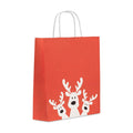 Sacchetto da regalo medio Rosso - personalizzabile con logo