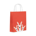 Sacchetto da regalo piccolo Rosso - personalizzabile con logo