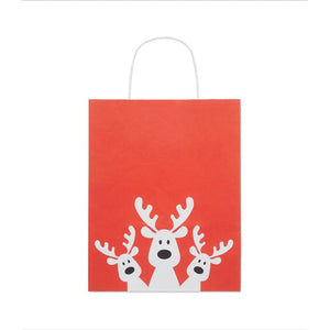 Sacchetto da regalo piccolo Rosso - personalizzabile con logo