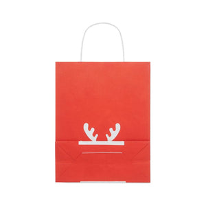 Sacchetto da regalo piccolo Rosso - personalizzabile con logo