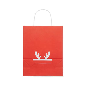 Sacchetto da regalo piccolo Rosso - personalizzabile con logo