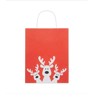 Sacchetto da regalo piccolo Rosso - personalizzabile con logo