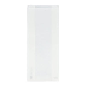 Sacchetto di carta 50g/m² 14 x 6 x 27 cm Bianco - personalizzabile con logo