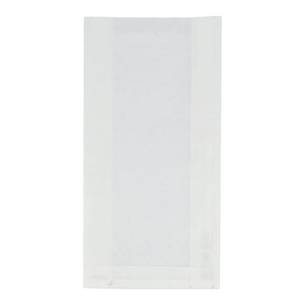 Sacchetto di carta 50g/m² 15 x 7 x 36 cm Bianco - personalizzabile con logo