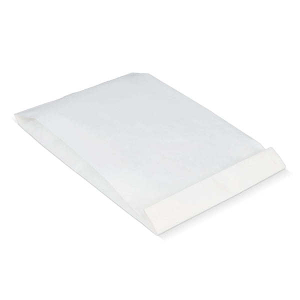 Sacchetto di carta 50g/m² 15 x 7 x 36 cm Bianco - personalizzabile con logo