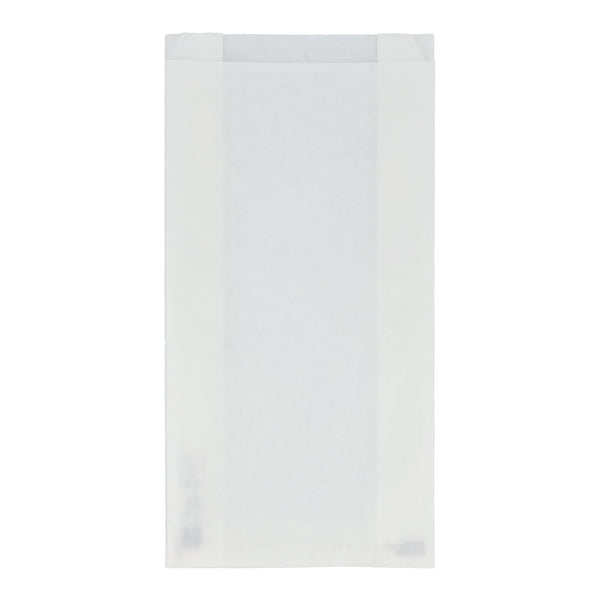 Sacchetto di carta 50g/m² 15 x 7 x 36 cm Bianco - personalizzabile con logo