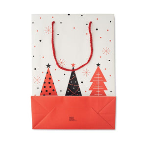 Sacchetto regalo grande Bianco - personalizzabile con logo