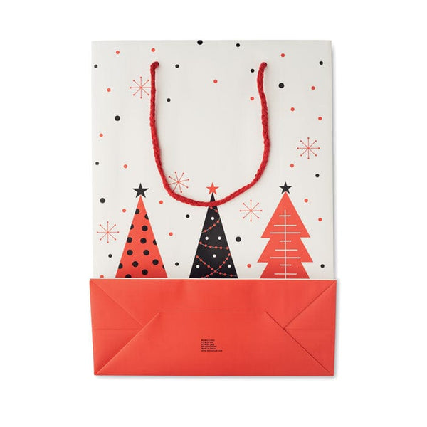 Sacchetto regalo grande Bianco - personalizzabile con logo