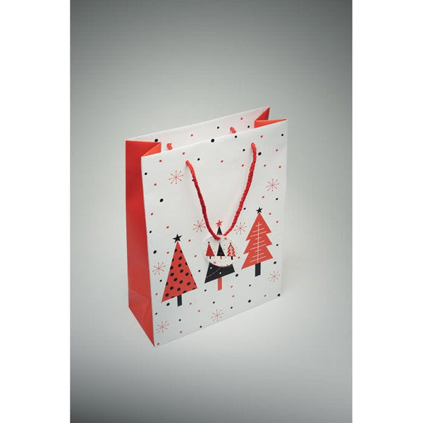 Sacchetto regalo grande Bianco - personalizzabile con logo
