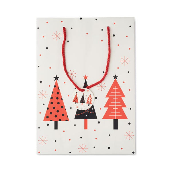 Sacchetto regalo grande Bianco - personalizzabile con logo