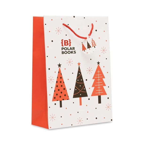 Sacchetto regalo grande Bianco - personalizzabile con logo