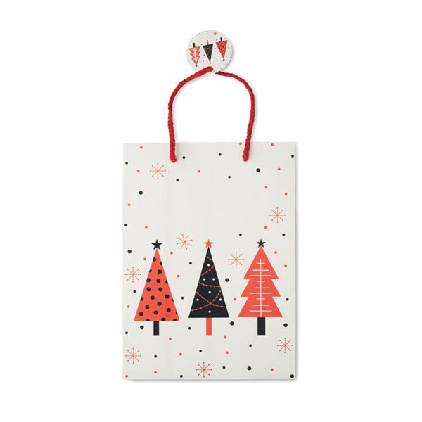 Sacchetto regalo medio Bianco - personalizzabile con logo