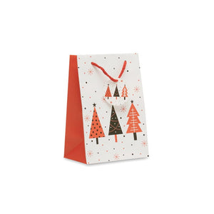 Sacchetto regalo piccolo Bianco - personalizzabile con logo