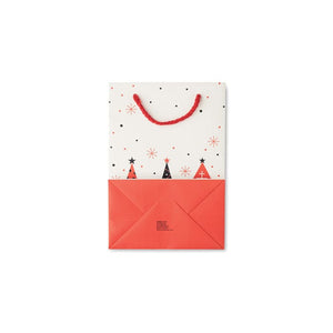 Sacchetto regalo piccolo Bianco - personalizzabile con logo