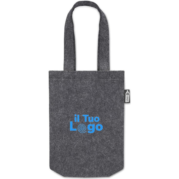 Sacchetto regalo piccolo in feltro - personalizzabile con logo