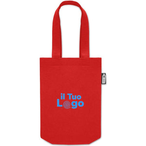 Sacchetto regalo piccolo in feltro - personalizzabile con logo