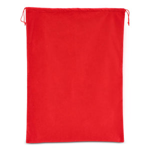 Sacco regalo in feltro 50x70cm Rosso - personalizzabile con logo