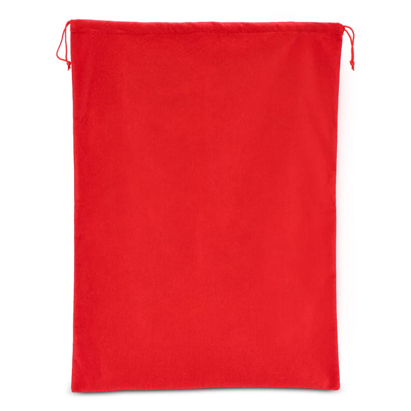 Sacco regalo in feltro 50x70cm Rosso - personalizzabile con logo