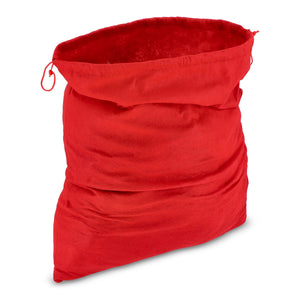Sacco regalo in feltro 50x70cm Rosso - personalizzabile con logo