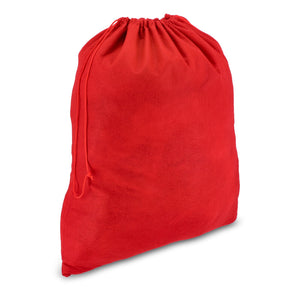 Sacco regalo in feltro 50x70cm Rosso - personalizzabile con logo