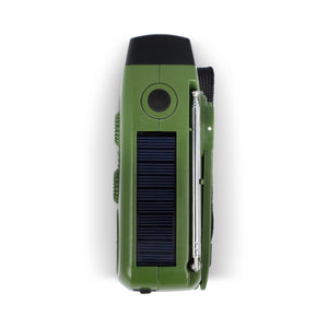 SafeSound Radio di emergenza a energia solare e avvolgimento manuale - personalizzabile con logo