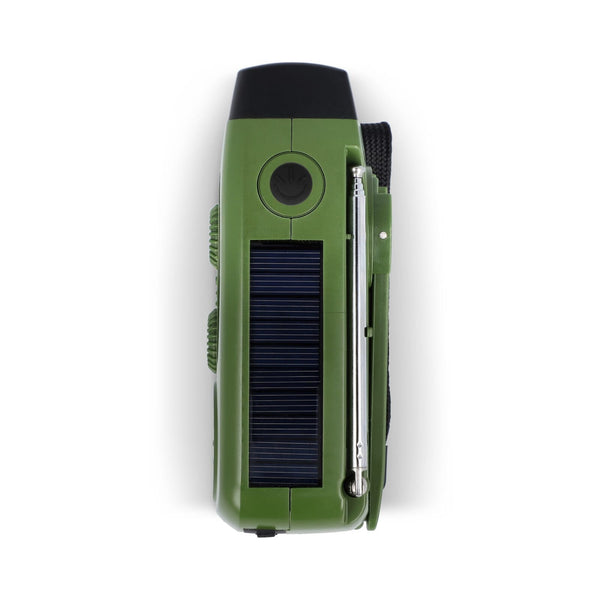 SafeSound Radio di emergenza a energia solare e avvolgimento manuale - personalizzabile con logo