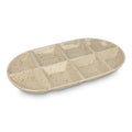 Sagaform Ditte Piatto da portata in ceramica 36x20 cm Beige - personalizzabile con logo