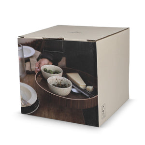 Sagaform Ditte Set di ciotole in ceramica 12 cm Beige - personalizzabile con logo