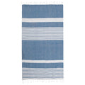 Sagaform Ella Grande asciugamano hamam 145x250cm Blu - personalizzabile con logo