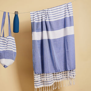 Sagaform Ella Grande asciugamano hamam 145x250cm - personalizzabile con logo