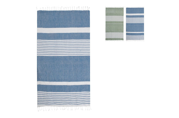 Sagaform Ella Grande asciugamano hamam 145x250cm - personalizzabile con logo