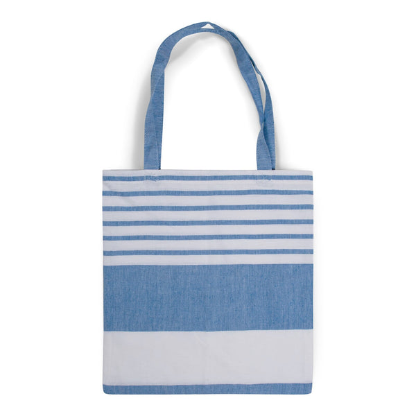 Sagaform Ella Hamam Borsa in cotone 41x38 cm Blu - personalizzabile con logo